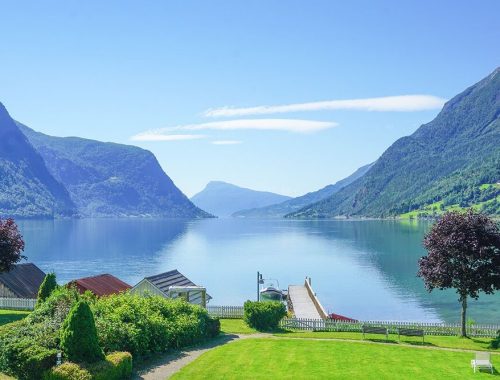 Sit back and enjoy the view in Skjolden.